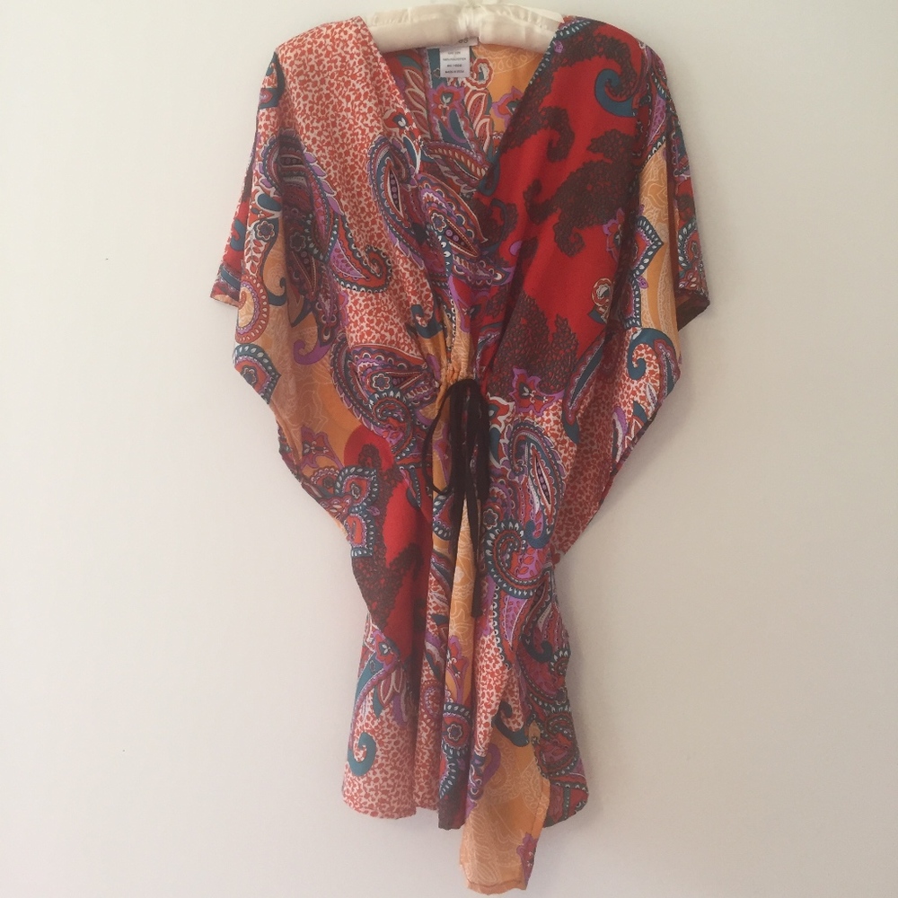 Vibrant Butterfly Style Dress